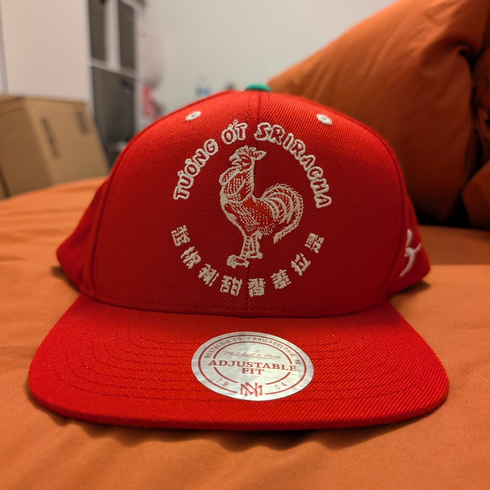 Red Sriracha Adjustable Cap